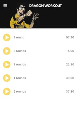 Dragon Workout android App screenshot 5